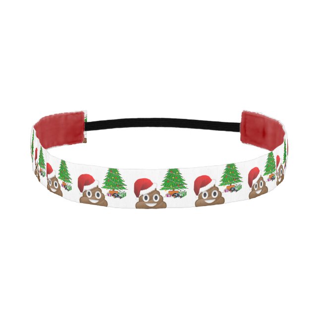 christmas poo emoji headband (Front)