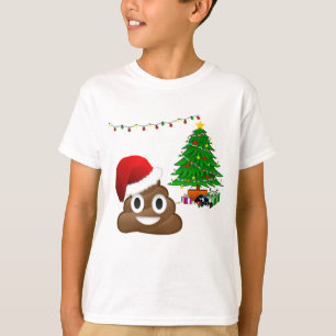christmas poo emoji T-Shirt