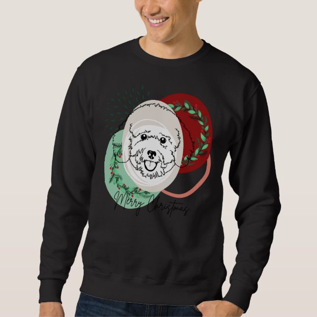 Christmas Poodle        Sweatshirt (Front)
