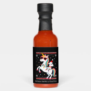 Christmas Poodle Unicorn Sunglasses Poodles T-Shir Hot Sauces