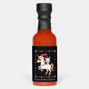 Christmas Poodle Unicorn Sunglasses Poodles T-Shir Hot Sauces