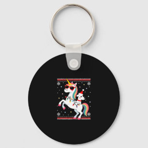 Christmas Poodle Unicorn Sunglasses Poodles T-Shir Keychain