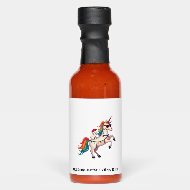 Christmas Poodle Unicorn Sunglasses Poodles Tank T Hot Sauces (Front)