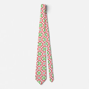 Christmas Poodles Neck Tie