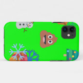 christmas poop emoji Case-Mate iPhone case (Back (Horizontal))