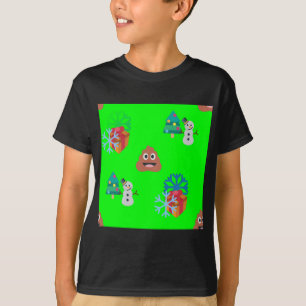 christmas poop emoji T-Shirt