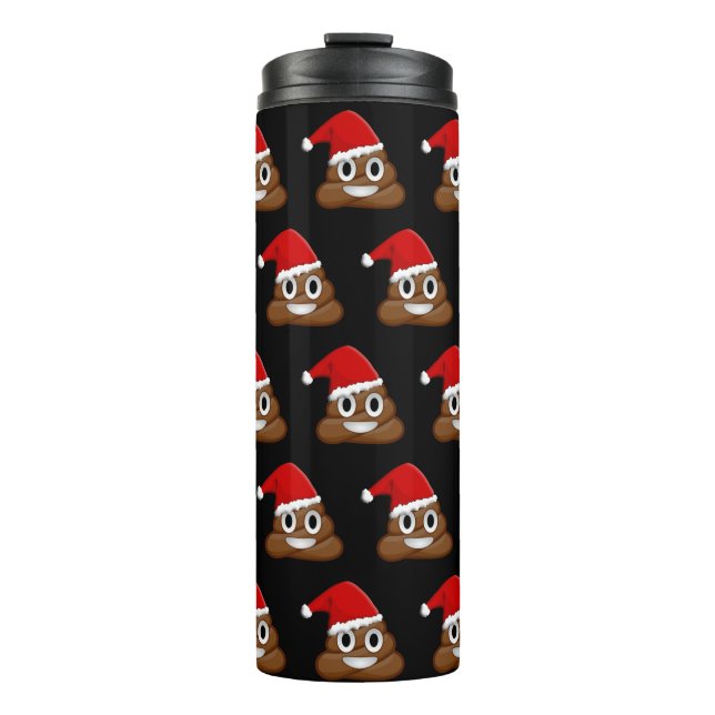 Christmas poop thermal tumbler (Front)