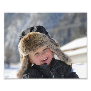 Christmas Portrait Personalize Template Frame It Photo Print