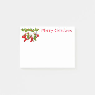 Christmas post-it notes