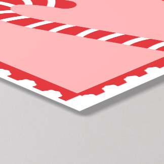 Christmas postage stamp peel and stick photo tile