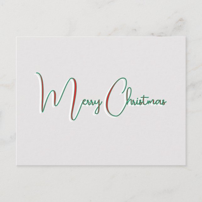 Christmas Postcard (Front)