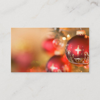 Christmas Postcard Business Card