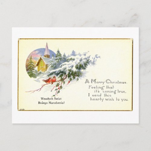 Christmas Postcard ca 1920