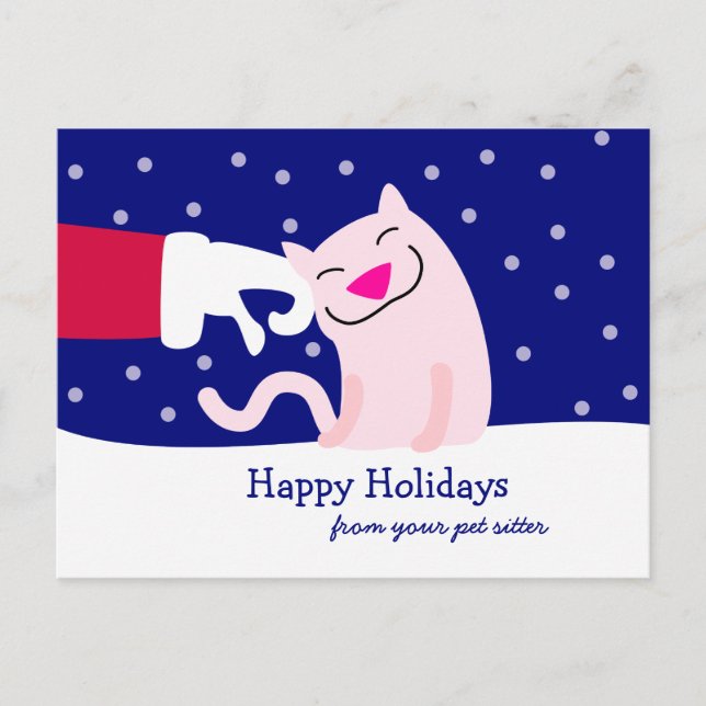 Christmas Postcard from Pet Care Professional (Front)
