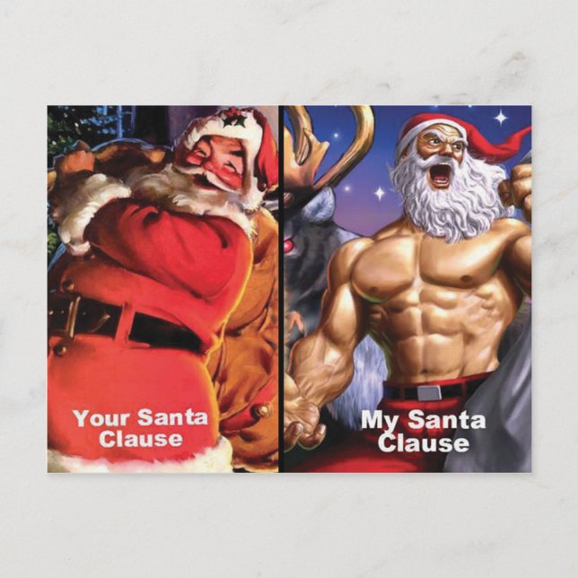 Christmas Postcard - Gym Motivation (Front)