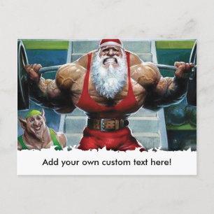 Christmas Postcard - Gym Motivation