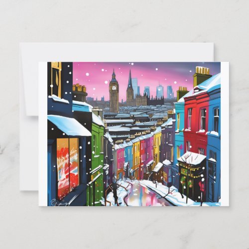 Christmas Postcard _ London