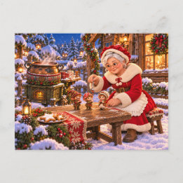 Christmas Postcard – Mrs. Claus' Chocolate