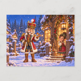 Christmas Postcard – Nutcracker and the Birds