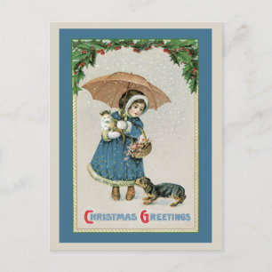 Christmas Postcard: Vintage Christmas Postcard