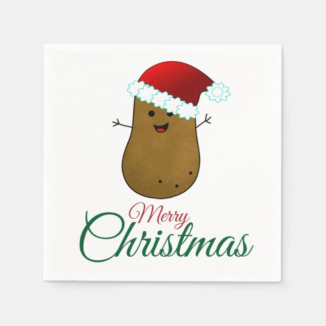Christmas Potato Napkins (Front)