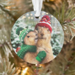 Christmas Prairie Dogs Ornament