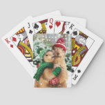 Christmas Prairie Dogs Poker Cards