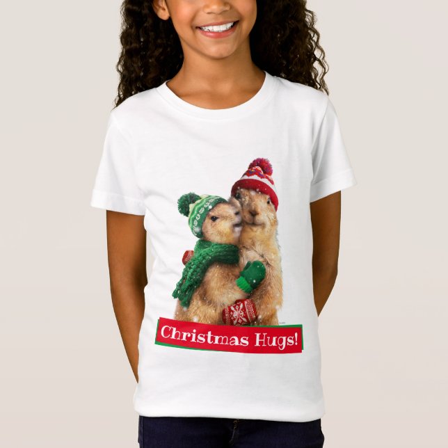Christmas Prairie Dogs T-Shirt (Front)
