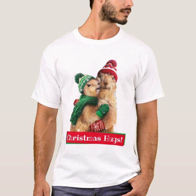 Christmas Prairie Dogs T-Shirt (Front)