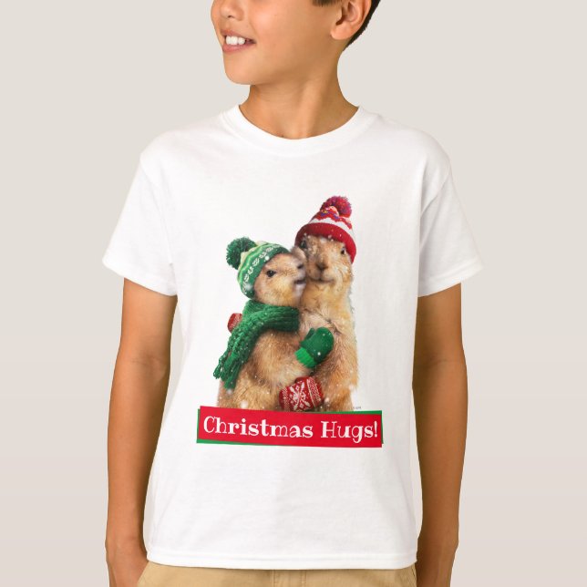 Christmas Prairie Dogs T-Shirt (Front)