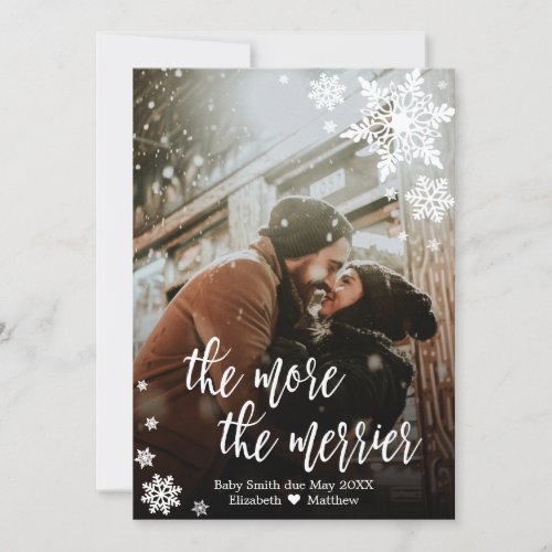 Christmas Pregnancy Announcement Card