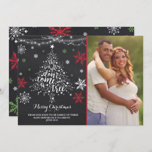 Christmas Pregnancy Announcement Christmas Photo