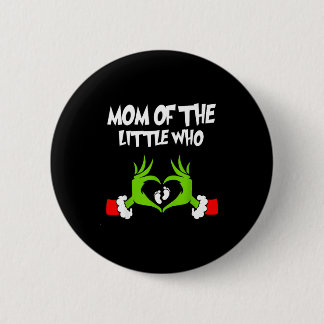 Christmas Pregnancy Announcement Funny Mom Of The  Button