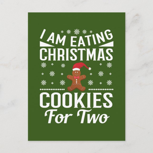 Christmas pregnancy announcement gingerbread (Front)