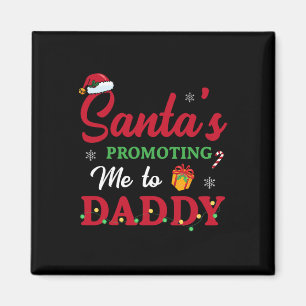 Christmas Pregnancy Announcement New Dad Mom Gift Magnet