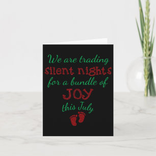 Christmas Pregnancy Announcement Shirt Due Date In