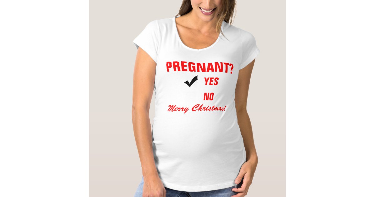 Christmas Pregnancy Announcement T Shirts | Zazzle.com