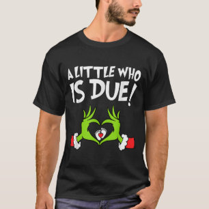 Christmas Pregnancy Shirt A Little Who Is Due _1