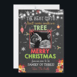 Christmas pregnancy ultrasound announcement<br><div class="desc">♥ An adorable way to announce your pregnancy! Christmas themed and you can add your own ultrasound!</div>