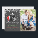 Christmas pregnancy ultrasound announcement Joy<br><div class="desc">♥ An adorable way to announce your pregnancy! You can add your own ultrasound and move the santa hat to the right position by clicking the "customize it" button.</div>