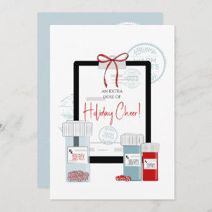 Christmas Prescription for Dose of Cheer  Holiday Card