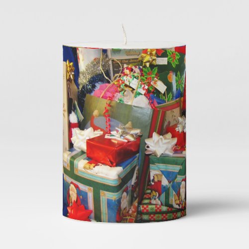 Christmas Present Candle You Design