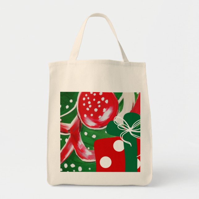 Christmas Present Tote Bag (Front)