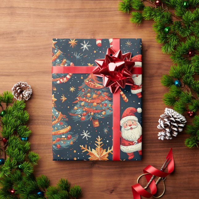 🎅 Christmas Present Wrap For Holiday Gift Giving  Wrapping Paper (Holiday Gift)