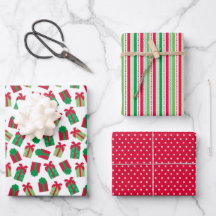 Christmas Present Wrapping Paper Sheets