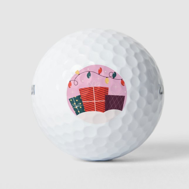 Christmas presents golf balls (Front)