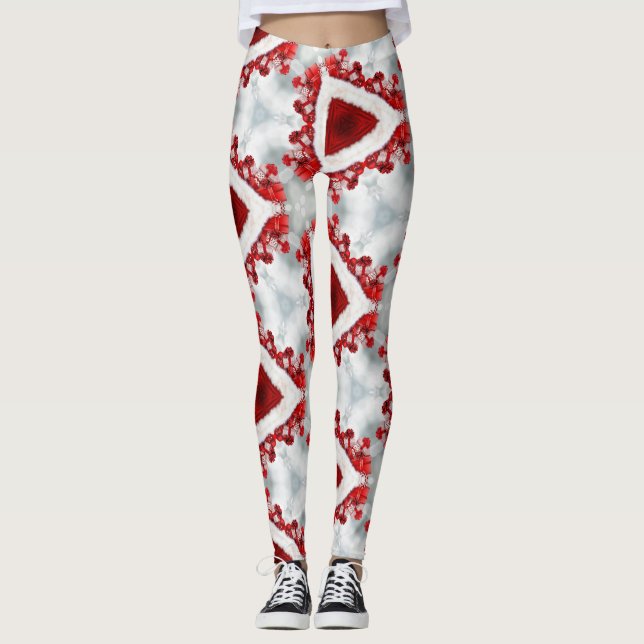 christmas presents kaleidoscope leggings (Front)
