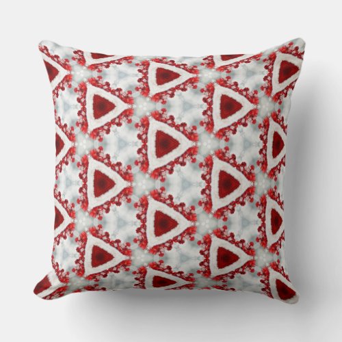 christmas presents kaleidoscope pillow
