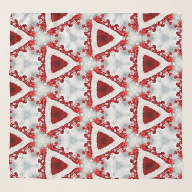 christmas presents kaleidoscope scarf (Front)