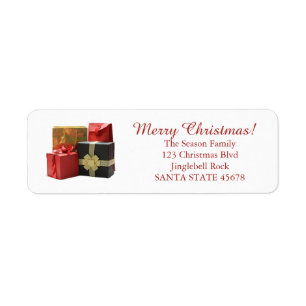 Christmas Presents Label